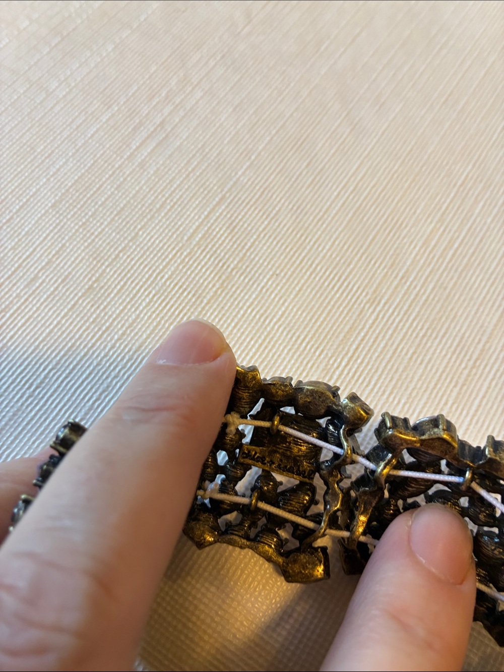 Chloe + Isabel Lavender and Gunmetal Stretch Bracelet - Picture 12 of 12